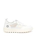 Sneakers D.a.t.e. Kdue In Pelle E  Bianco