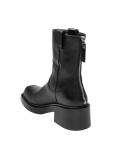 Vic matie' black leather ankle boot