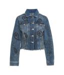 Denim jacket with embroidery 