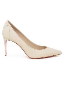 CHRISTIAN LOUBOUTIN 1240544 F608 SPORTY KATE 85 LECHE NAPPA/LINING PUMPS