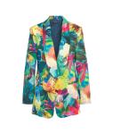 Blazer with floral print 