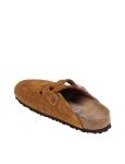 Birkenstock boston sfb sabot in mink color suede