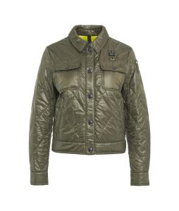 Quilted down jacket 