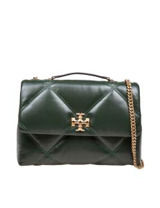 Tory burch kira diamond quilted green color