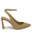 CHRISTIAN LOUBOUTIN 1240673 Y400 BEIGE LEATHER CONDORA STRAP 85 PUMPS