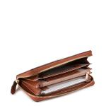 Zip Around Wallet With Four Bellows Piquadro