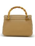 ZANELLATO 068010-0950000-Z0260 BROWN CAPPUCCINO POSTINA DAILY BABY  BAMBOO LEATHER HANDBAG