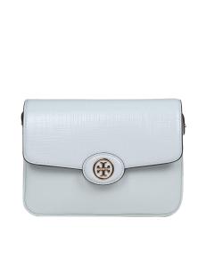 Tory burch robinson shoulder bag in embossed leather