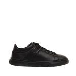 Sneakers Cassetta In Pelle Nera