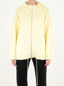 Yellow quilted jacket 