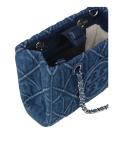 Tory burch fleming mini tote in denim with logo