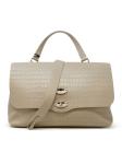 ZANELLATO 068090-0740000-Z1110 BEIGE POSTINA CAYMAN M LEATHER HANDBAG