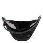 Borsa a spalla  Mistress Nose  vernice nera 