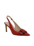 ROBERTO DEL CARLO 11508 RED PATENT LEATHER VETRO PUMPS