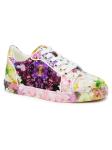 CHRISTIAN LOUBOUTIN 1240677 M024 MULTI CREPE SATIN VIEIRA ORLATO SNEAKERS