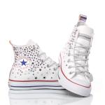 Converse Chuck Taylor Hi White, Violet