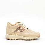 Sneakers Hogan Interactive In Pelle Beige