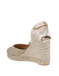 Castaner espadrillas carina color gold lurex