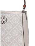 Tory burch mcgraw small bucket bag in ivory color monogram fabric