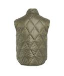 Quilted down vest 