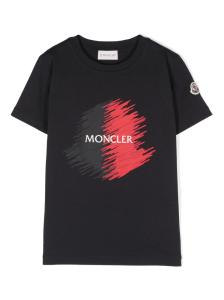 Moncler Kids T-shirts And Polos Blue