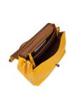 Zanellato postina s cayman in yellow coconut print leather