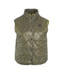 Quilted down vest 