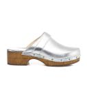 Nappa leather clogs