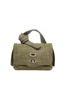 Zanellato postina caiman baby in green nubuck