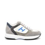 Sneakers Hogan Interactive In Camoscio Grigio