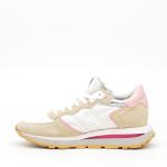 Sneakers Philippe Model Tkld In Camoscio Beige E Tessuto Bianco