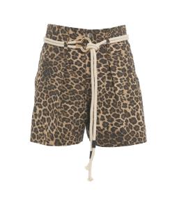 Animal print shorts