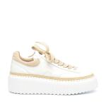 Sneakers Hogan H-stripes In Pelle Bianco