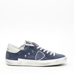 Sneakers Philippe Model Prlu In Camoscio Blu