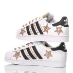 Adidas Superstar White, Gold