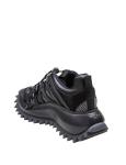 Vic matie' running trek sneakers in black leather