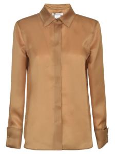 Max Mara Shirts Leather Brown