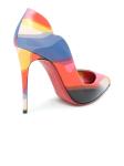 CHRISTIAN LOUBOUTIN 1240087 J646 MULTI CALF HOT CHICK 100 PUMPS