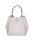 Tory burch mcgraw small bucket bag in ivory color monogram fabric