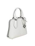 Tory burch mini trunk bag in white leather