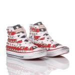 Converse Chuck Taylor Hi White, Red