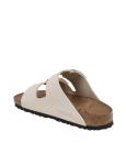 Birkenstock arizona big sandal in nubuck color ecru'