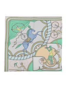 Tory burch silk scarf with acrobat fantasy