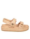 Tory burch kira sport sandal in natural raffia