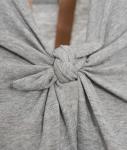 T-shirt knot in jersey 