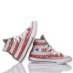 Converse Chuck Taylor Hi White, Red