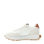 Running H641 Camoscio E Pelle Beige H Azzurra