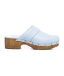 Nappa leather clogs