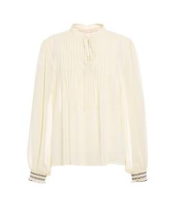 Pleated blouse 