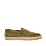 Mocassino Tod's In Pelle Scamosciata Verde